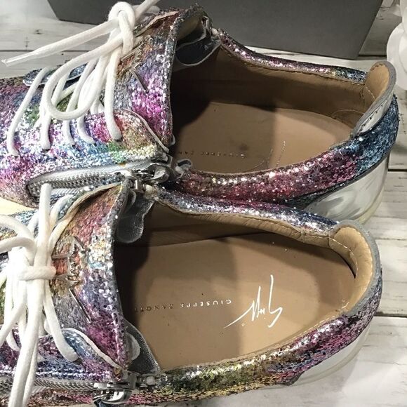 Giuseppe Sequin Sneakers Size 9 - Picture 5 of 8